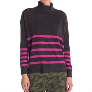 Vince Camuto striped turtleneck sweater